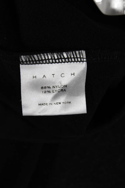 Hatch Womens Ankle Leggings Black Nylon Solid Size 1