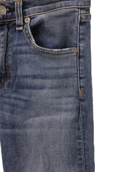 Rag & Bone Womens Flared Mid-Rise Blue Cotton Jeans Size 24