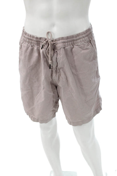Patagonia Mens Beige Organic Cotton Chino Shorts Drawstring Size L