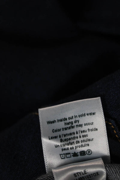 Veronica Beard Womens Flared Jeans Blue Cotton Mid Rise Inseam 27 Size 24