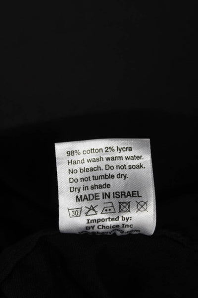 Flog Womens Cargo Pants Black Pull On High Rise 98% Cotton Size 30