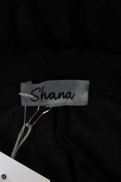 Shana Womens Tunic Black Cowl Neck Rayon Long Sleeve Pullover Solid Size 2XL