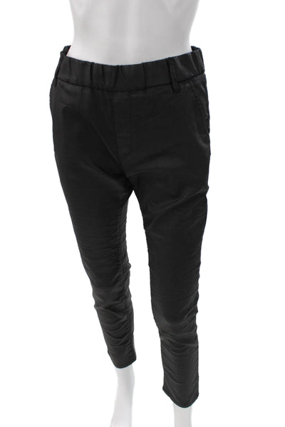 Flog Womens Chino Pants Black Cotton Size 26