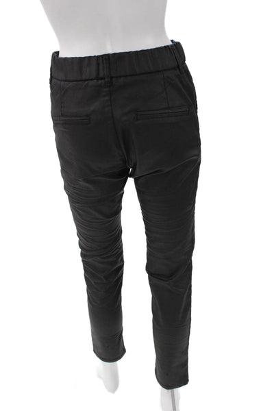 Flog Womens Chino Pants Black Cotton Size 26