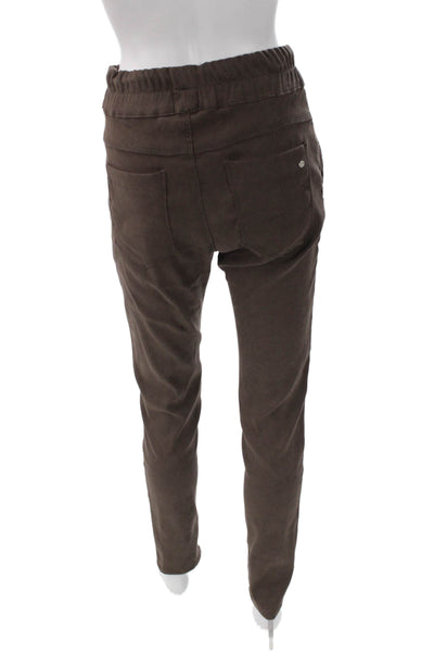 Flog Womens Jogger Pants Brown Cotton Drawstring Size 26