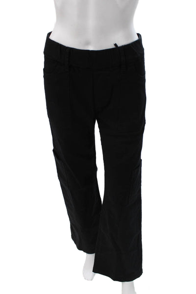 Flog Womens Cargo Black Cotton Pants Size 26