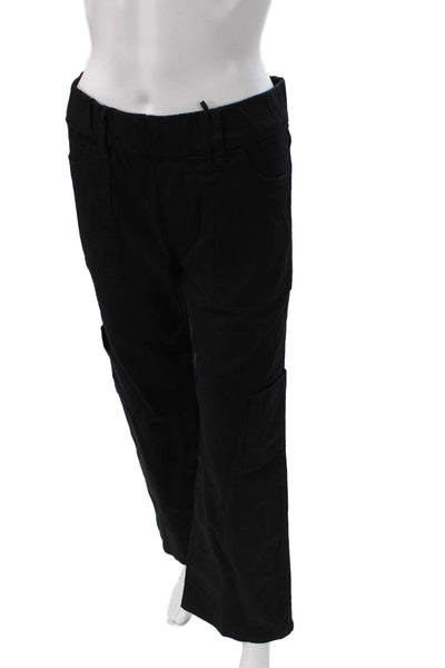 Flog Womens Cargo Black Cotton Pants Size 26
