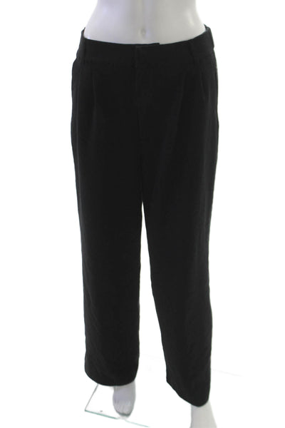 Steve Madden Womens Cropped Black Pull On Pants Size M