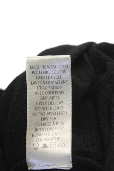 Max Studio Women Black V-Neck Trapeze Swing Dress Sleeveless Short Size XS
