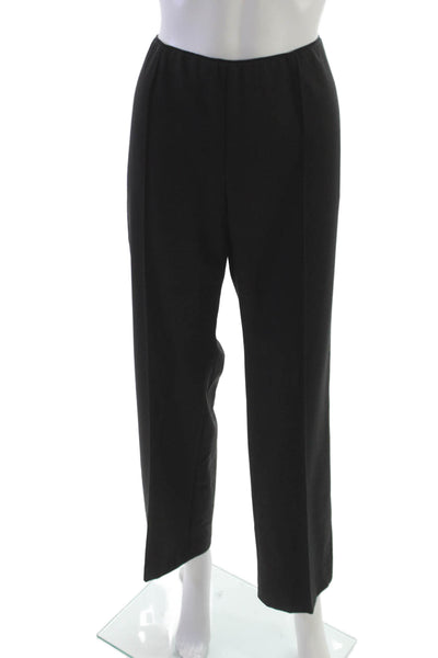Agnona Women Dress Pants Black Polyester Zip Size 48