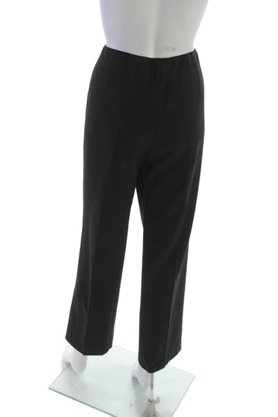 Agnona Women Dress Pants Black Polyester Zip Size 48