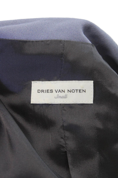 Dries Van Noten Womens Floral Viscose Boat Neck 3/4 Sleeve Blouse Size S