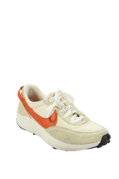 Nike Womens Waffle Debut Vintage Sneakers Yellow Orange Size 9.5