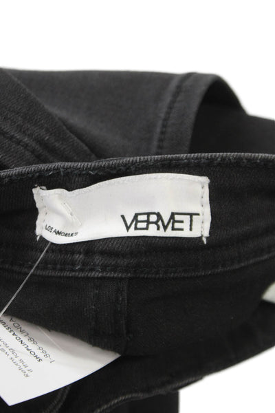 Vervet Womens Skinny Black Jeans Size 25