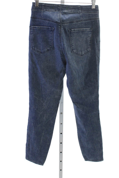 J Brand Womens Blue Skinny Jeans Mid Rise Cotton Blend Size 26