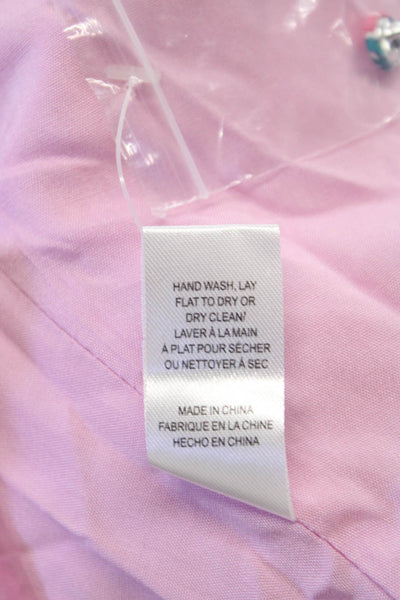 Allison Womens A-Line Floral Polyester Midi Skirt Multicolor Size XS