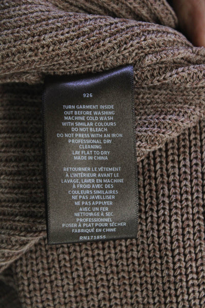 Maniere De Voir Women Wrap Midi Skirt Brown 65% Viscose 35% Nylon Size XS