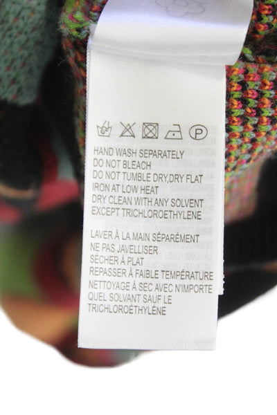 Farm Rio Women Pullover Multicolor Abstract Mock Neck Long Sleeve Size 2XS
