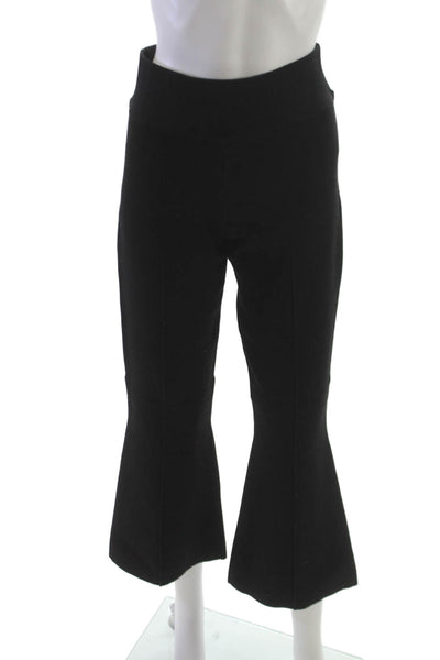J Crew Womens Cropped Black Viscose Pants Size M