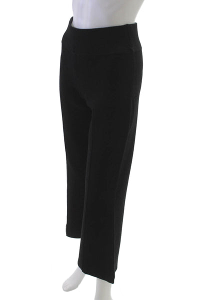 J Crew Womens Cropped Black Viscose Pants Size M