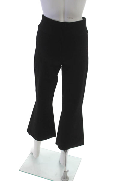 J Crew Womens Cropped Black Viscose Pants Size M