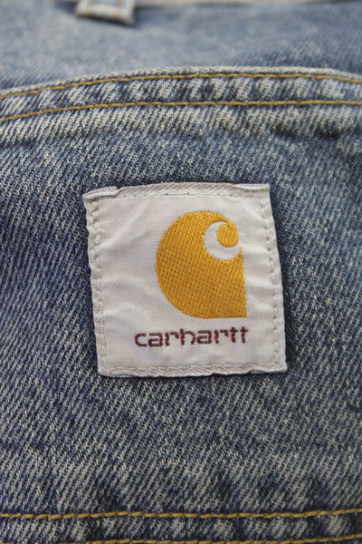 Carhartt Mens Straight Jeans Blue High Rise Cotton Inseam 31 Size 28