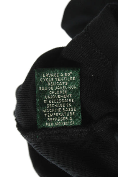 Lauren Ralph Lauren Women Black Long Sleeve Crew Neck T-Shirt Size XS