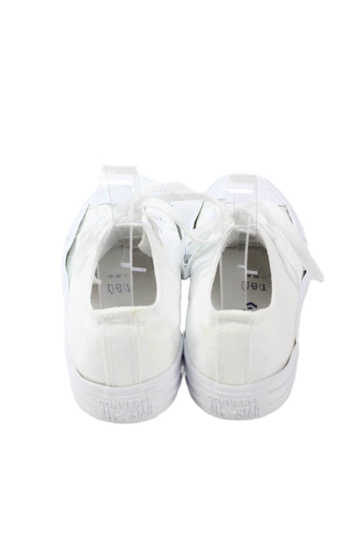 Converse Womens All Star Lace Up Low Top Sneakers White Size 38 8