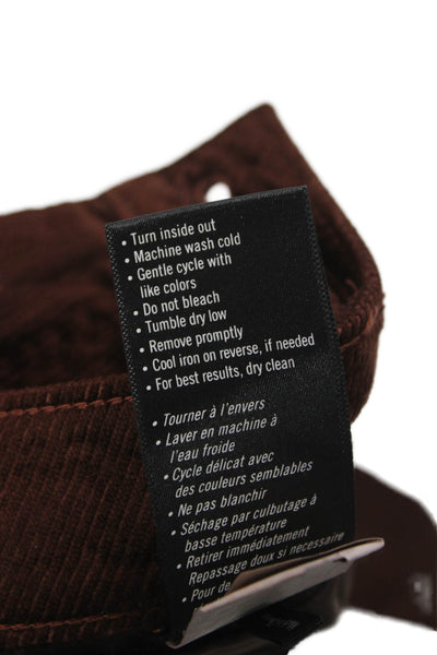 Paige Black Label Womens Brown Pants 27 Inseam Size 26