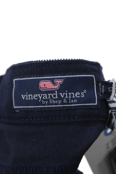 Vineyard Vines Boys Solid Corduroy Pants Navy Size 12