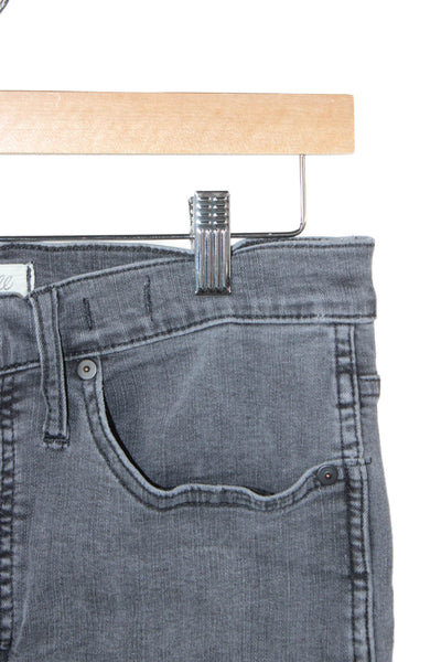 Madewell Women Skinny High Rise Gray Jeans Size 29