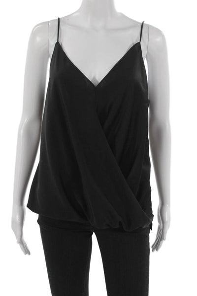 Bailey 44 Women Black V-Neck Camisole 100% Polyester Solid Spring Size L