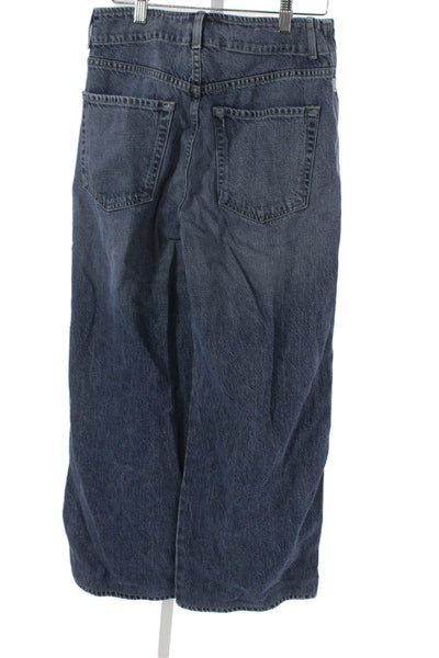 Citizens of Humanity Womens Wide-Leg Blue Jeans High Rise Lyocell Size 25