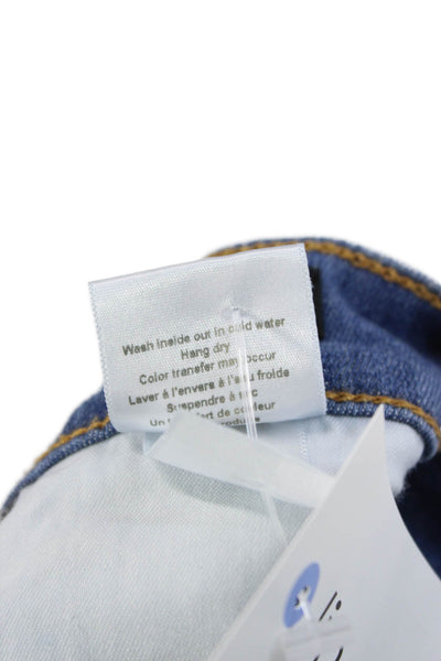 Veronica Beard Women Flared Jeans Blue High Rise Cotton Blend Size 26