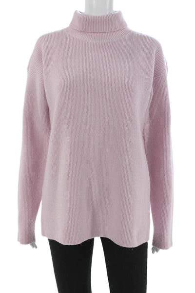 Sies Marjan Womens Wool Turtleneck Pullover Pink Long Sleeve Size S