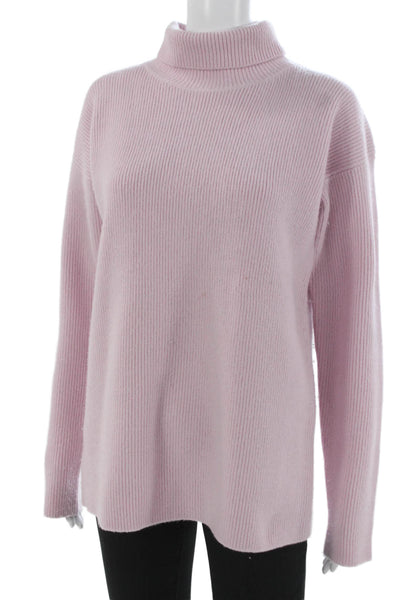 Sies Marjan Womens Wool Turtleneck Pullover Pink Long Sleeve Size S