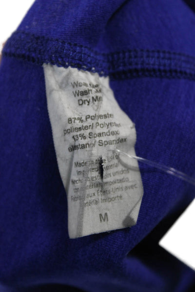 Beyond Yoga Women Flecked Blue Ankle Leggings Polyester Size M