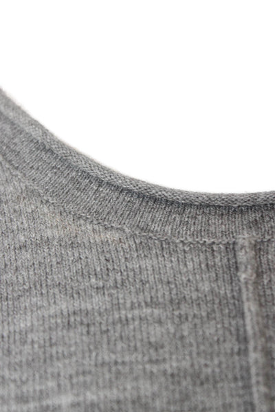 French Connection Womens Pullover Gray Crew Neck Long Sleeve Size S