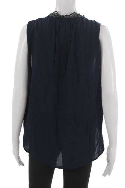 Velvet by Graham & Spencer Women Sleeveless V Neck Viscose Blouse Size S