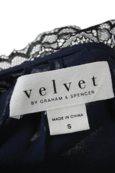 Velvet by Graham & Spencer Women Sleeveless V Neck Viscose Blouse Size S