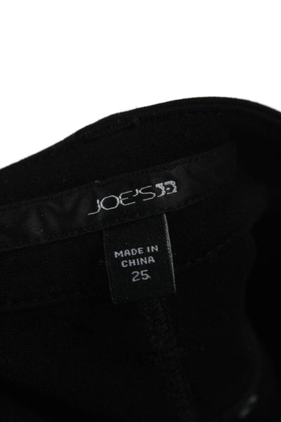 Joes Womens Ankle Jeans Black Rayon Button Size 25