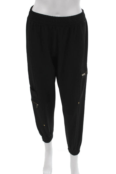 Zara Womens Black Polyester Cargo Pants Size XS