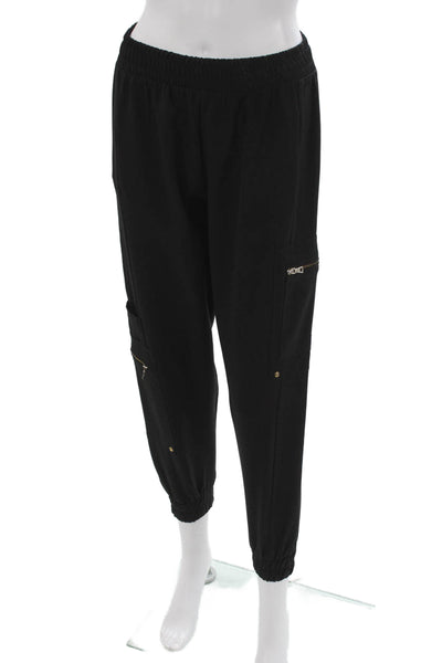 Zara Womens Black Polyester Cargo Pants Size XS