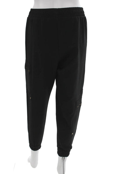Zara Womens Black Polyester Cargo Pants Size XS