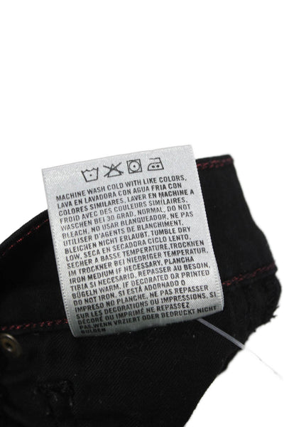 Citizens of Humanity Women Skinny Black Mid Rise Cotton Jeans Size 25
