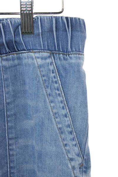 Bella Dahl Women Jogger Pants Blue Tencel Lyocell Mid Rise Size XS
