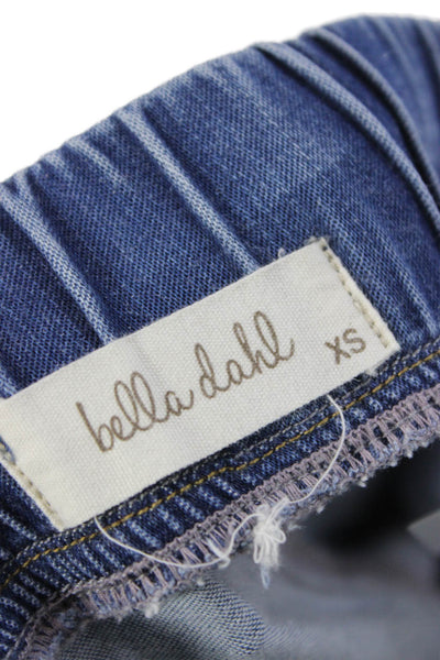 Bella Dahl Women Jogger Pants Blue Tencel Lyocell Mid Rise Size XS