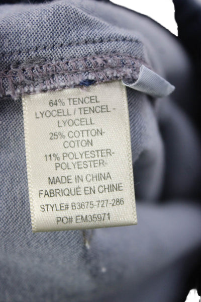 Bella Dahl Women Jogger Pants Blue Tencel Lyocell Mid Rise Size XS