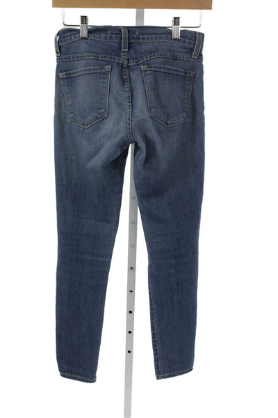 Flying Monkey Womens Skinny Blue Mid Rise Cotton Blend Jeans Size 25