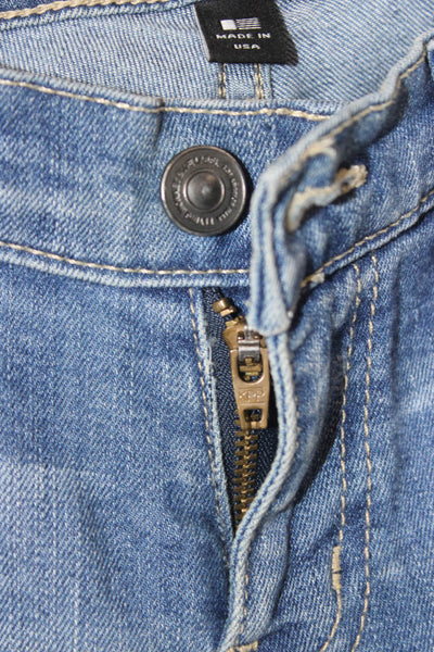 Flying Monkey Womens Skinny Blue Mid Rise Cotton Blend Jeans Size 25